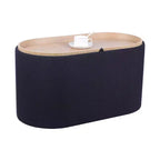 Okak Modern Stylish Soft Fabric Storage Bench with Reversible Wooden Tray Top,Comfort Ottoman Coffee Table for Bedroom,Living Room