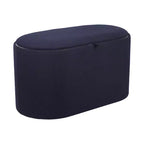 Okak Modern Stylish Soft Fabric Storage Bench with Reversible Wooden Tray Top,Comfort Ottoman Coffee Table for Bedroom,Living Room