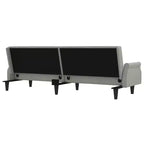 vidaXL Sleeper Sofa with Armrests Velvet Couch Sofa Bed Recliner Loveseat
