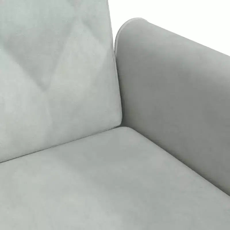 vidaXL Sleeper Sofa with Armrests Velvet Couch Sofa Bed Recliner Loveseat