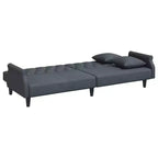 vidaXL Sleeper Sofa with Armrests Velvet Couch Sofa Bed Recliner Loveseat