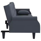 vidaXL Sleeper Sofa with Armrests Velvet Couch Sofa Bed Recliner Loveseat