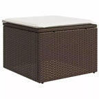 vidaXL Set da divani da giardino da 6 pezzi con cuscini, polyrattan grigio