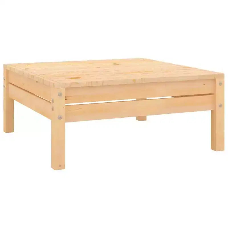 Set da salotto da giardino vidaXL in legno naturale, legno massello di pino, modulare di medie dimensioni