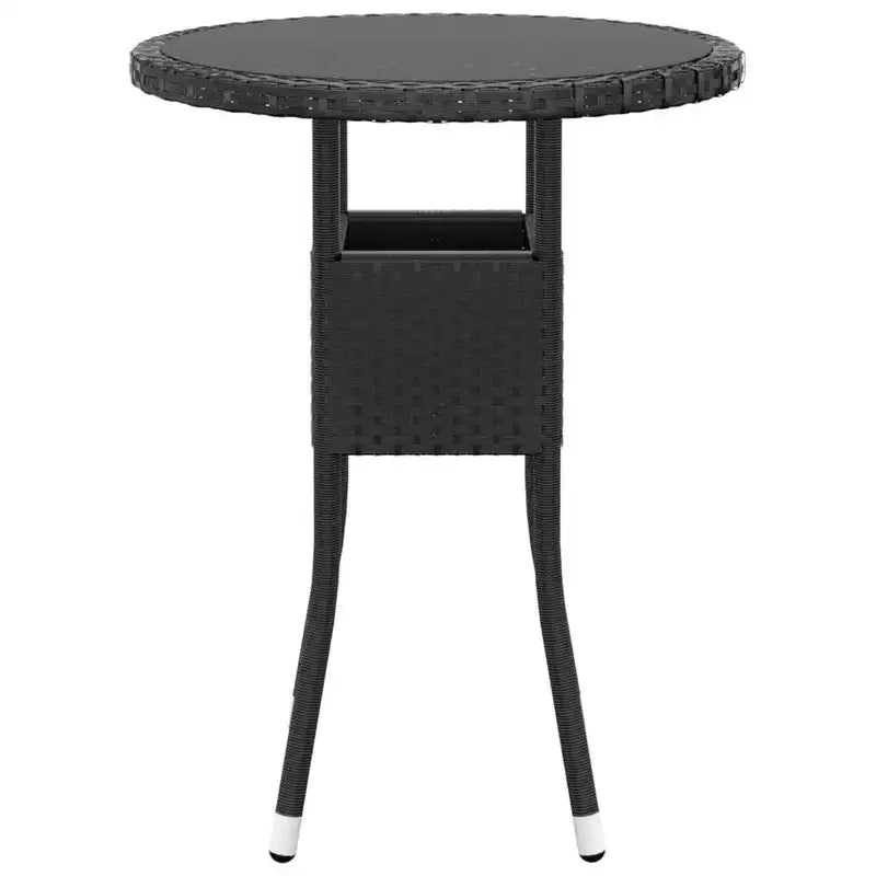 vidaXL Lounge-Set für die Terrasse mit Sesseln, Sitzpolstern und Tisch, 5-teilig, Poly-Rattan