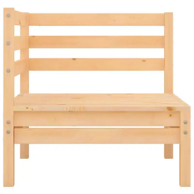 vidaXL Ensemble de salon de jardin en bois de pin massif, moyen, modulaire