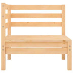 vidaXL Ensemble de salon de jardin en bois de pin massif, moyen, modulaire