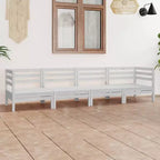 vidaXL Ensemble de salon de jardin en bois de pin massif, moyen, modulaire