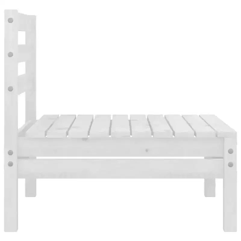 vidaXL Ensemble de salon de jardin en bois de pin massif, moyen, modulaire