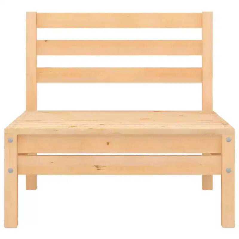 vidaXL Ensemble de salon de jardin en bois de pin massif, moyen, modulaire