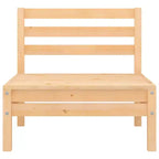 vidaXL Ensemble de salon de jardin en bois de pin massif, moyen, modulaire