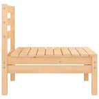 vidaXL Ensemble de salon de jardin en bois de pin massif, moyen, modulaire