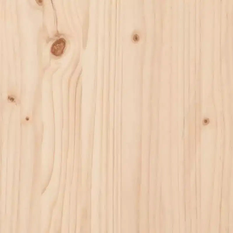 Ensemble de salon de jardin vidaXL en bois naturel, bois de pin massif et contreplaqué, grand modèle
