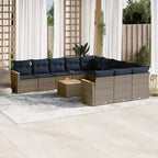 Set di divani da giardino vidaXL con cuscini, polirattan