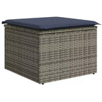 vidaXL Set da divani da giardino da 8 pezzi, polyrattan marrone