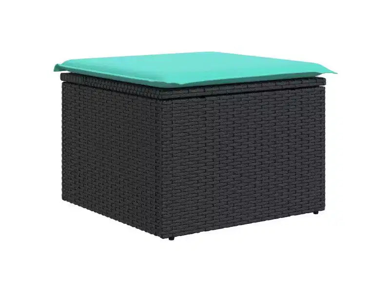 vidaXL Set da divani da giardino da 8 pezzi, polyrattan marrone