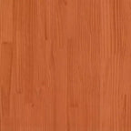 vidaXL Ensemble de canapé de jardin en bois naturel, en pin massif, modulaire, taille moyenne