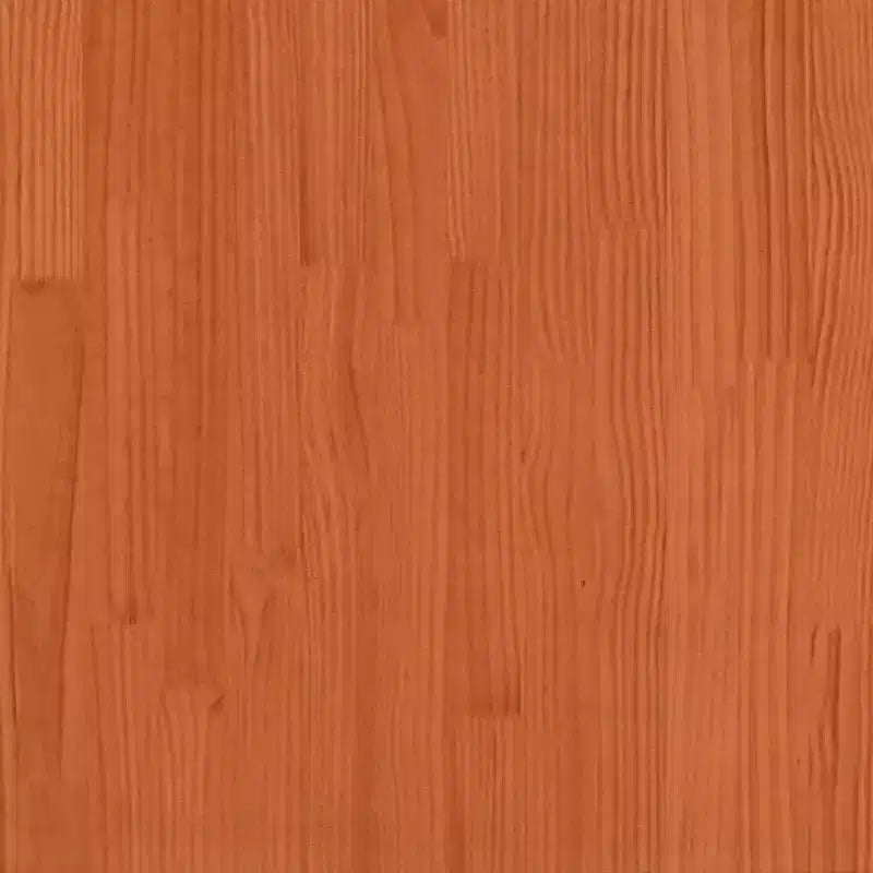 vidaXL Ensemble de canapé de jardin en bois naturel, en pin massif, modulaire, taille moyenne