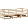 vidaXL Garden Sofa Set Natural Wood Solid Pine Wood Medium Modular