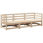 vidaXL Garden Sofa Set Natural Wood Solid Pine Wood Medium Modular