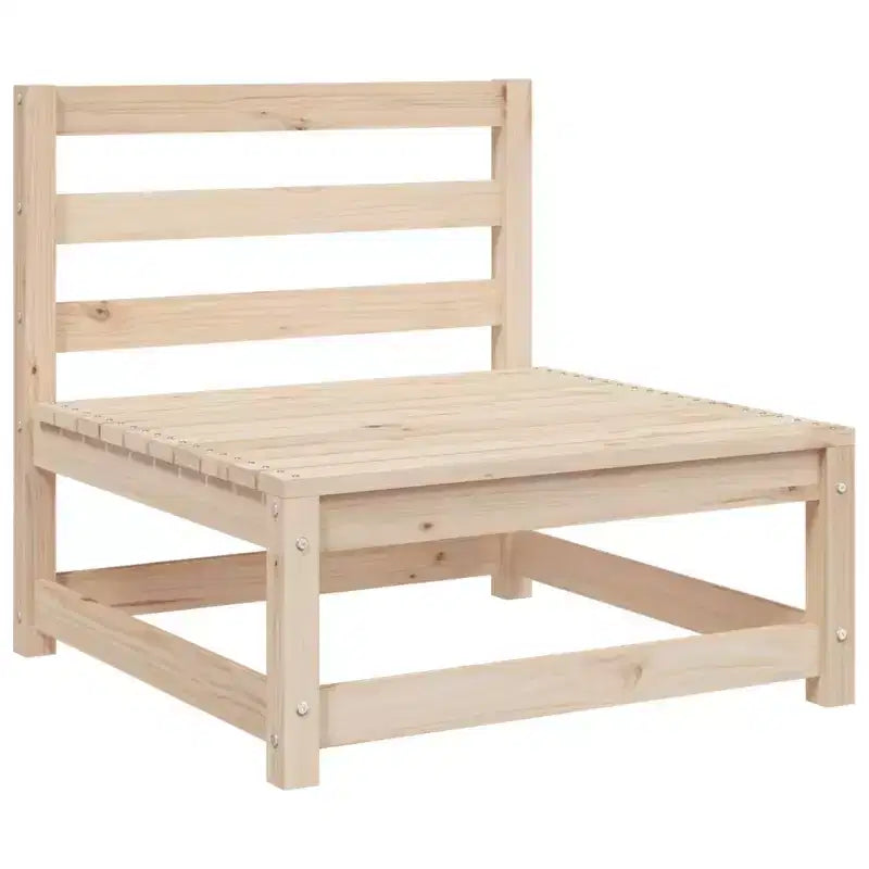 Set di divani da giardino vidaXL in legno massello di pino, componibile modulare da esterno, 9 pezzi, grande