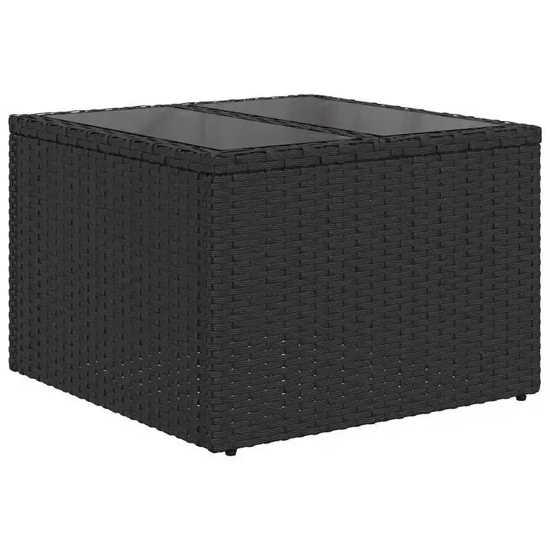 vidaXL Patio Sofa Set with Cushions, Modular Outdoor Sectional, Poly Rattan, Multiple Colors/Models