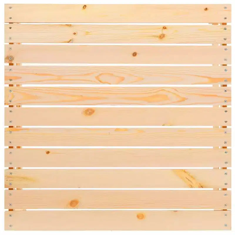 vidaXL Ensemble de mobilier de terrasse modulaire d’extérieur avec coussins, bois massif de pin – angle naturel + repose-pieds