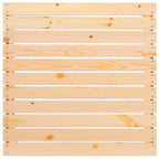 vidaXL Ensemble de mobilier de terrasse modulaire d’extérieur avec coussins, bois massif de pin – angle naturel + repose-pieds
