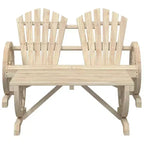 vidaXL Ensemble de salon de terrasse, mobilier d’assise de jardin d’extérieur 4 pièces en bois massif de sapin