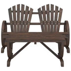 vidaXL Ensemble de salon de terrasse, mobilier d’assise de jardin d’extérieur 4 pièces en bois massif de sapin