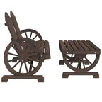 vidaXL Ensemble de salon de terrasse, mobilier d’assise de jardin d’extérieur 4 pièces en bois massif de sapin