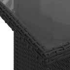vidaXL 8-teiliges Gartensofa-Set mit Kissen, Poly-Rattan, modulares Ecksofa für den Außenbereich, verstellbarer Tisch