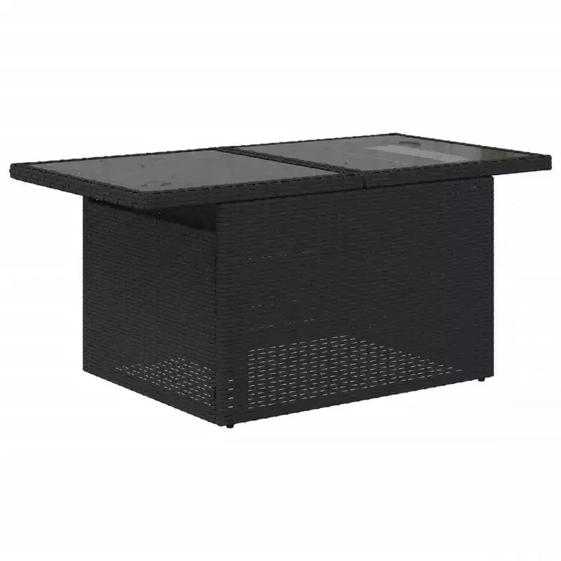 vidaXL Set di divani da patio con cuscini, sedute modulari da esterno da 8 pezzi in polyrattan