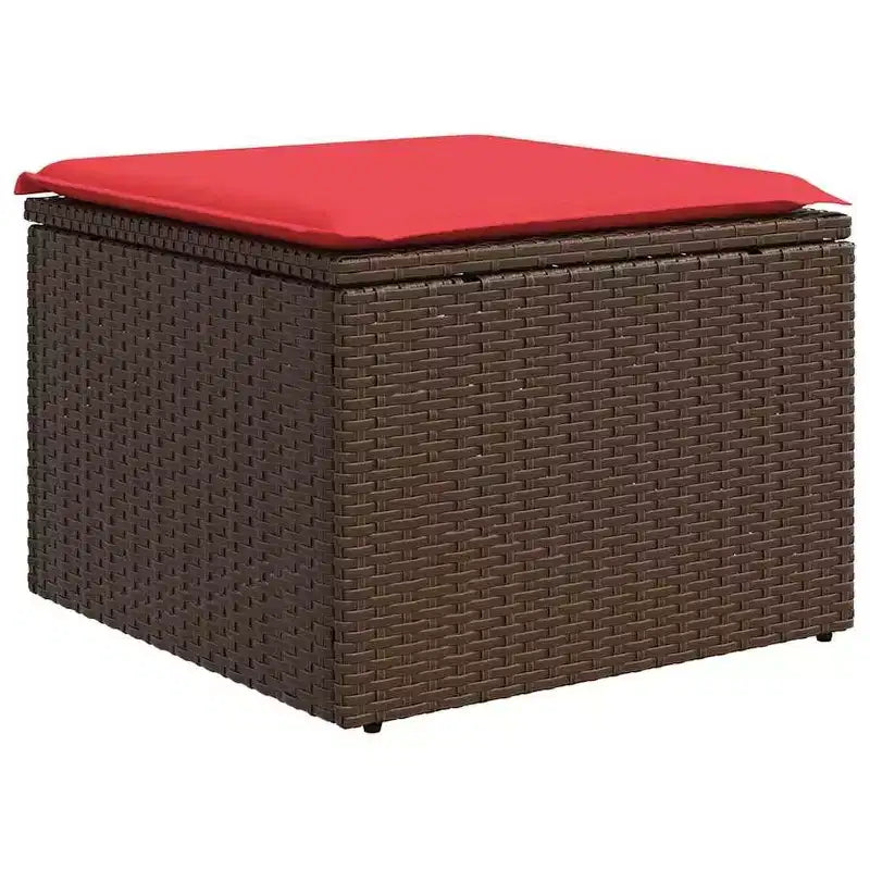 Set di divani da giardino vidaXL da 8 pezzi con cuscini, polyrattan