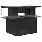 Set di divani da patio vidaXL con cuscini, sedute modulari da esterno, 5 pezzi, polirattan