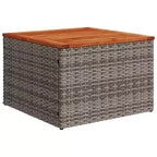 vidaXL 6-teiliges Gartensofa-Set mit Kissen Poly-Rattan