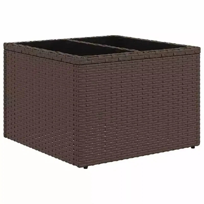 vidaXL Set da giardino da 9 pezzi con cuscini in polyrattan