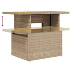 Set di divani da giardino vidaXL da 9 pezzi con cuscini, polyrattan e acacia