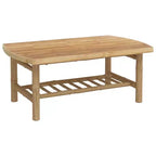Set da salotto da patio vidaXL da 5 pezzi con cuscini, in bambù