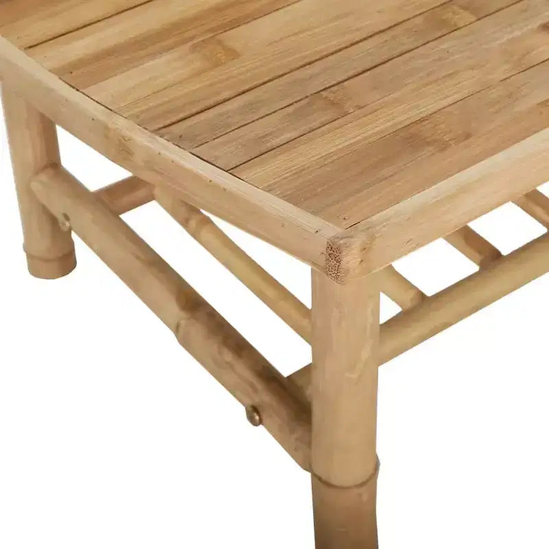 Set da salotto da patio vidaXL da 5 pezzi con cuscini, in bambù