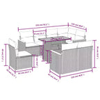 vidaXL loungeset voor buiten met kussens in,, en opties
