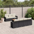 Ensemble de canapés modulaires vidaXL pour extérieur avec coussins