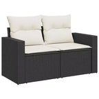 Ensemble de canapés modulaires vidaXL pour extérieur avec coussins