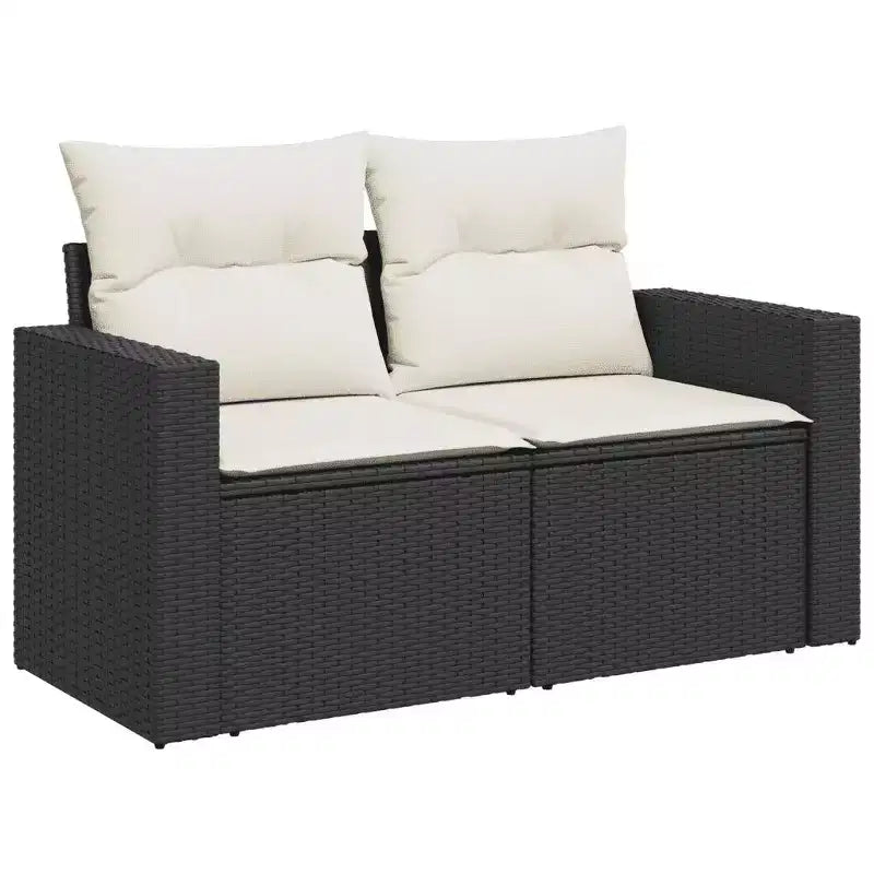 Ensemble de canapés modulaires vidaXL pour extérieur avec coussins
