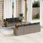 Ensemble de canapés modulaires vidaXL pour extérieur avec coussins