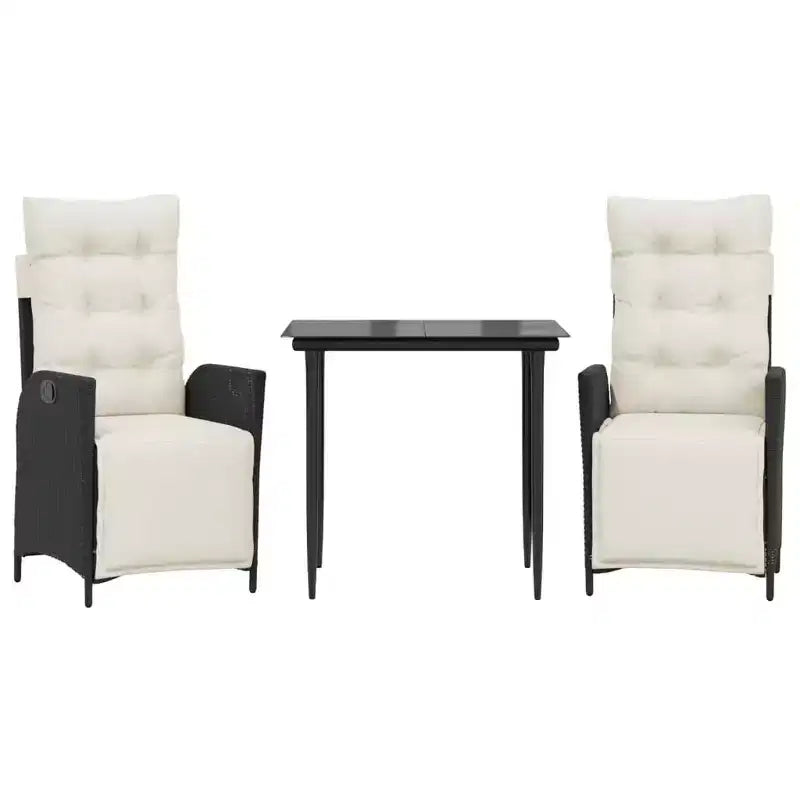 vidaXL Modern Garden Dining Set in Wicker
