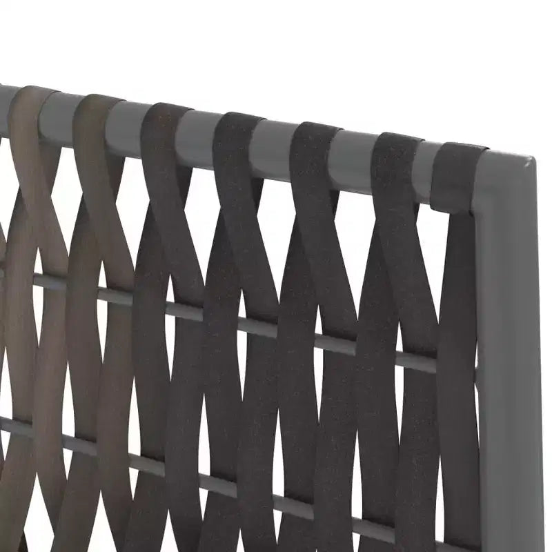 Ensemble de salle à manger vidaXL pour terrasse avec coussins, mobilier d’extérieur en polyrotin et acier