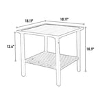 Ensemble Whisen de 3 pièces pour extérieur, avec 1 table et 2 fauteuils à bascule pivotants – marron et gris