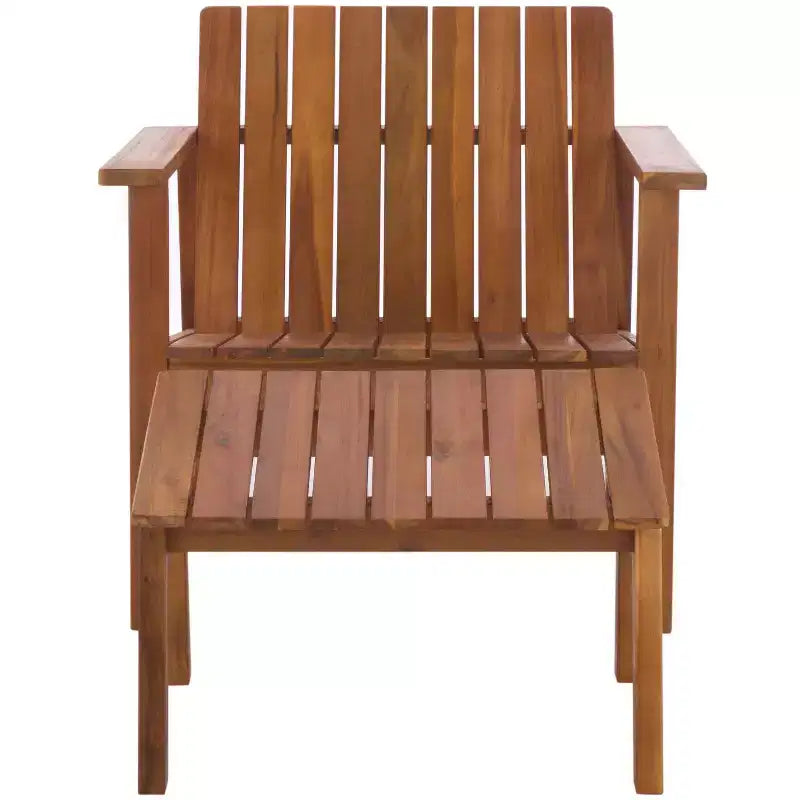Fallon Chair & Ottoman Patio Set - Indoor/Outdoor - PAT7333 - Natural - Safavieh