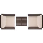 Ensemble de salon Fash 3 pièces pour terrasse – intérieur/extérieur – PAT7552 – Safavieh